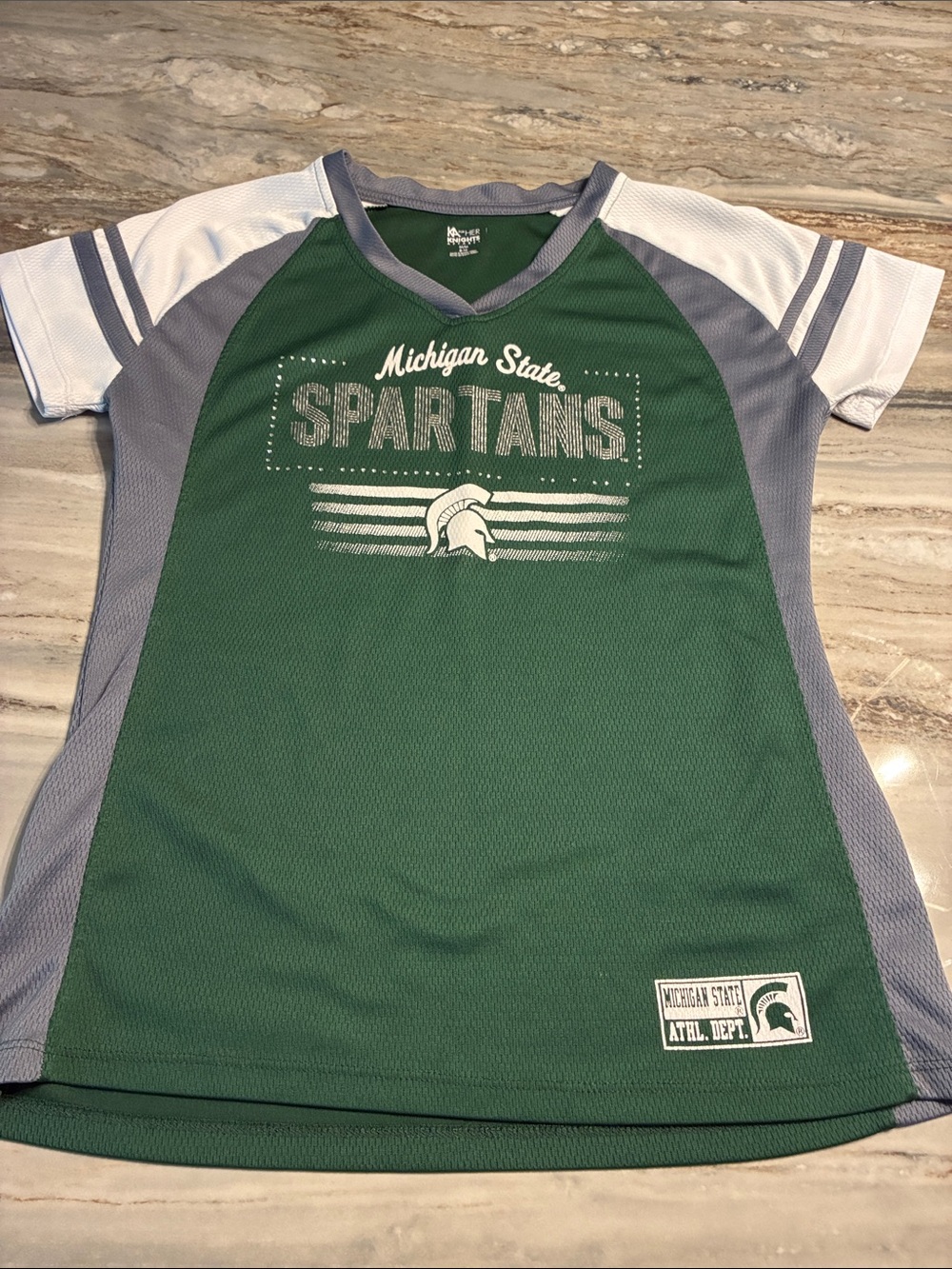 Women’s Michigan State sexy jersey v neck  sz M EUC